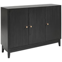 SIDEBOARD  in 120/85/35 cm  - Schwarz, KONVENTIONELL, Holz/Holzwerkstoff (120/85/35cm) - Livetastic