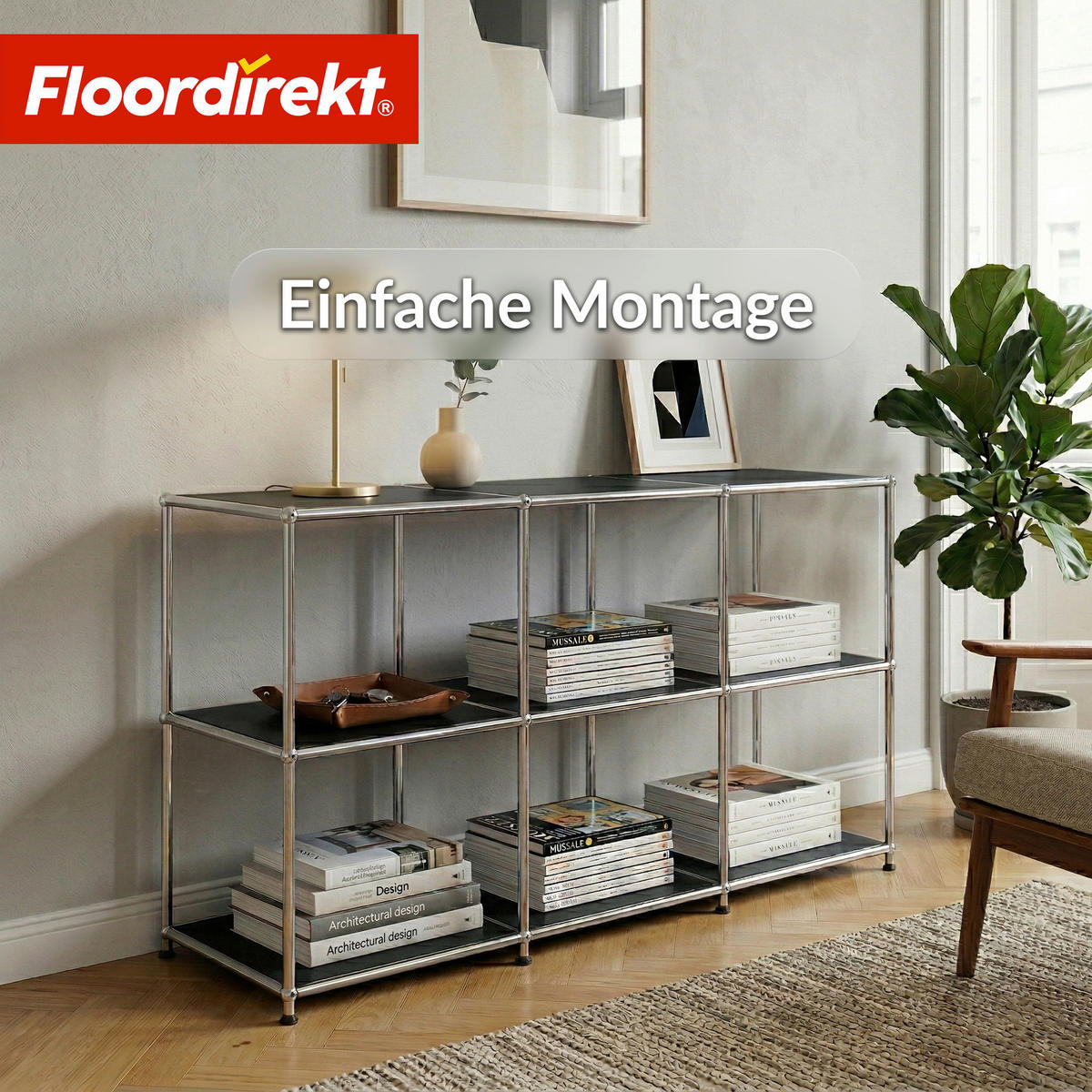 SIDEBOARD Concept Epure MK-018 116/82/40 cm  - Schwarz, Basics, Metall (116/82/40cm) - Floordirekt