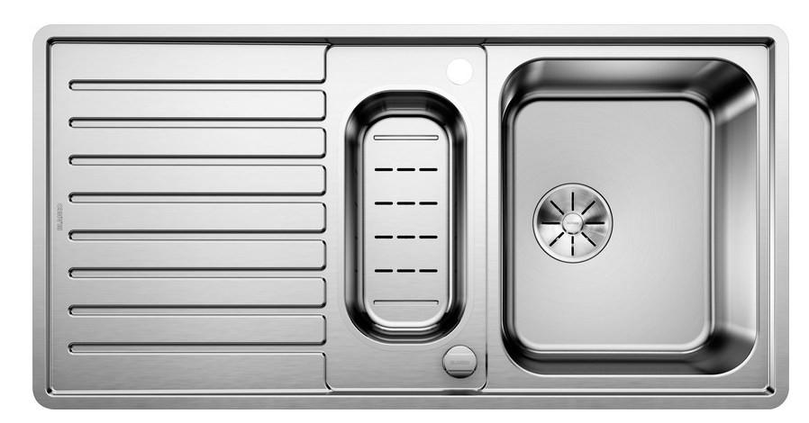 SPÜLE 523665  - Edelstahlfarben, Basics, Metall (100/17/51cm) - Blanco