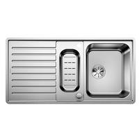 SPÜLE 523665  - Edelstahlfarben, Basics, Metall (100/17/51cm) - Blanco