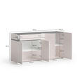 SIDEBOARD  160,2/80,1/42,6 cm 1 Schublade(n)  - Kaschmir/Anthrazit, Design, Holzwerkstoff/Kunststoff (160,2/80,1/42,6cm) - Voleo