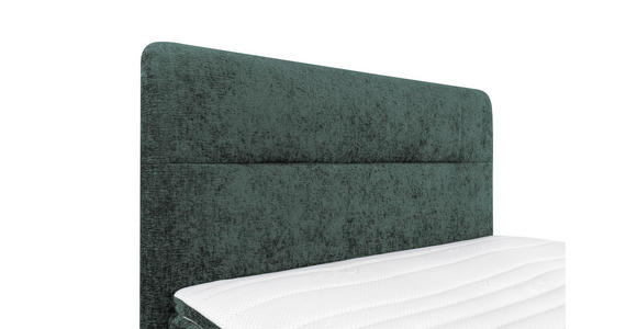 BOXSPRINGBETT 140/200 cm  in Dunkelgrau  - Dunkelgrau/Schwarz, Design, Textil/Metall (140/200cm) - Esposa