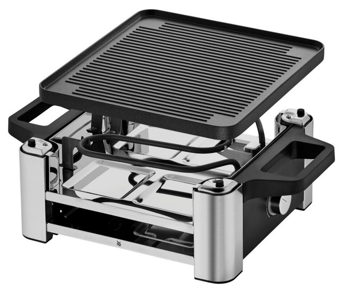 RACLETTE-GRILL Lono  - Silberfarben/Schwarz, Design, Metall - WMF