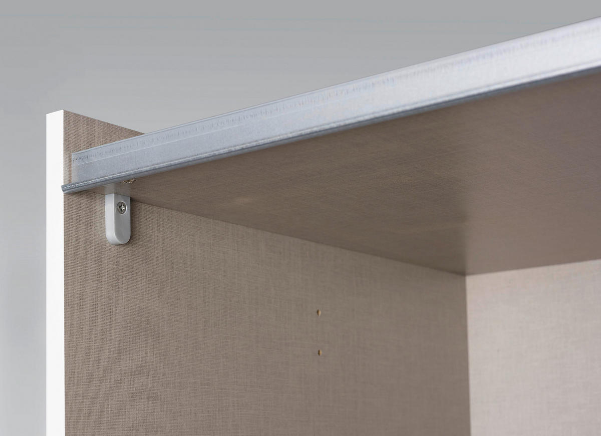 SCHWEBETÜRENSCHRANK  in Grau, Eiche Artisan  - Eiche Artisan/Grau, MODERN, Holzwerkstoff/Metall (218/210/54cm) - Rauch Möbel