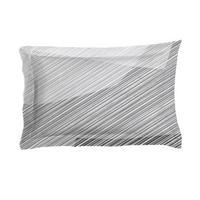 JASTUČNICA ZA PROŠIVENI JASTUK 60/80 cm    MORANA  - siva/bela, Konvencionalno, tekstil (60/80cm) - Esposa
