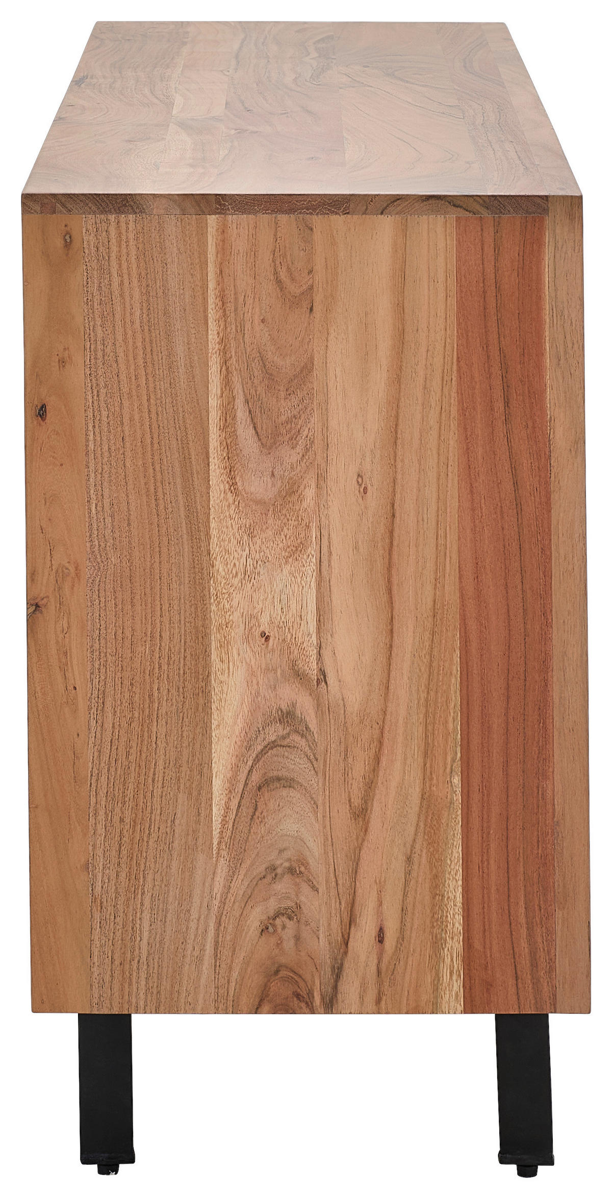 SIDEBOARD  in 140/76/40 cm  - Jadegrün/Schwarz, LIFESTYLE, Holz/Metall (140/76/40cm) - Livetastic