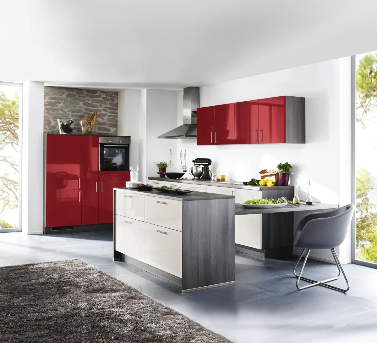 INBYGGNADSKÖK   - Design, trämaterial - Dieter Knoll