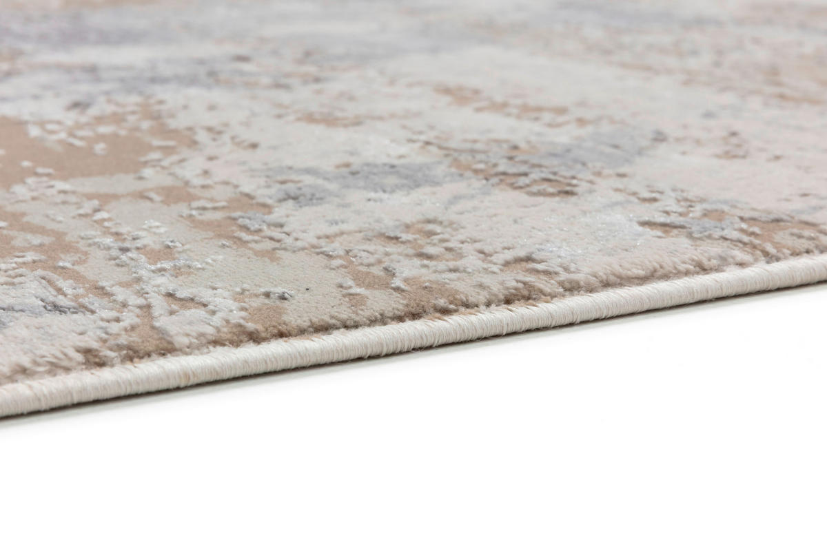WEBTEPPICH 80/150 cm Antea Grau, Beige  - Beige/Grau, Design, Textil (80/150cm) - Novel