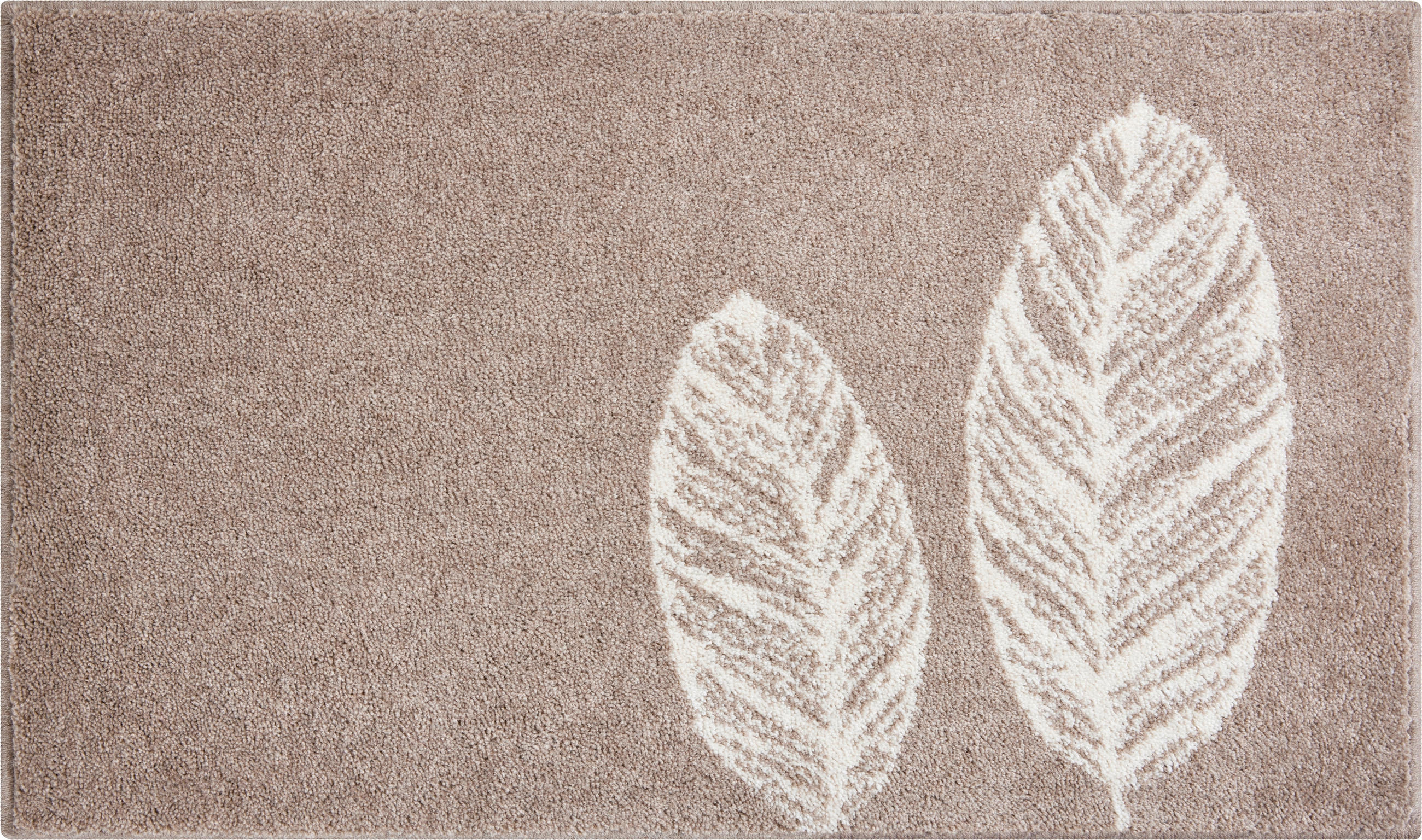 BADTEPPICH Duetto Taupe 60/100 cm  - Taupe, Basics, Kunststoff/Textil (60/100cm) - Grund