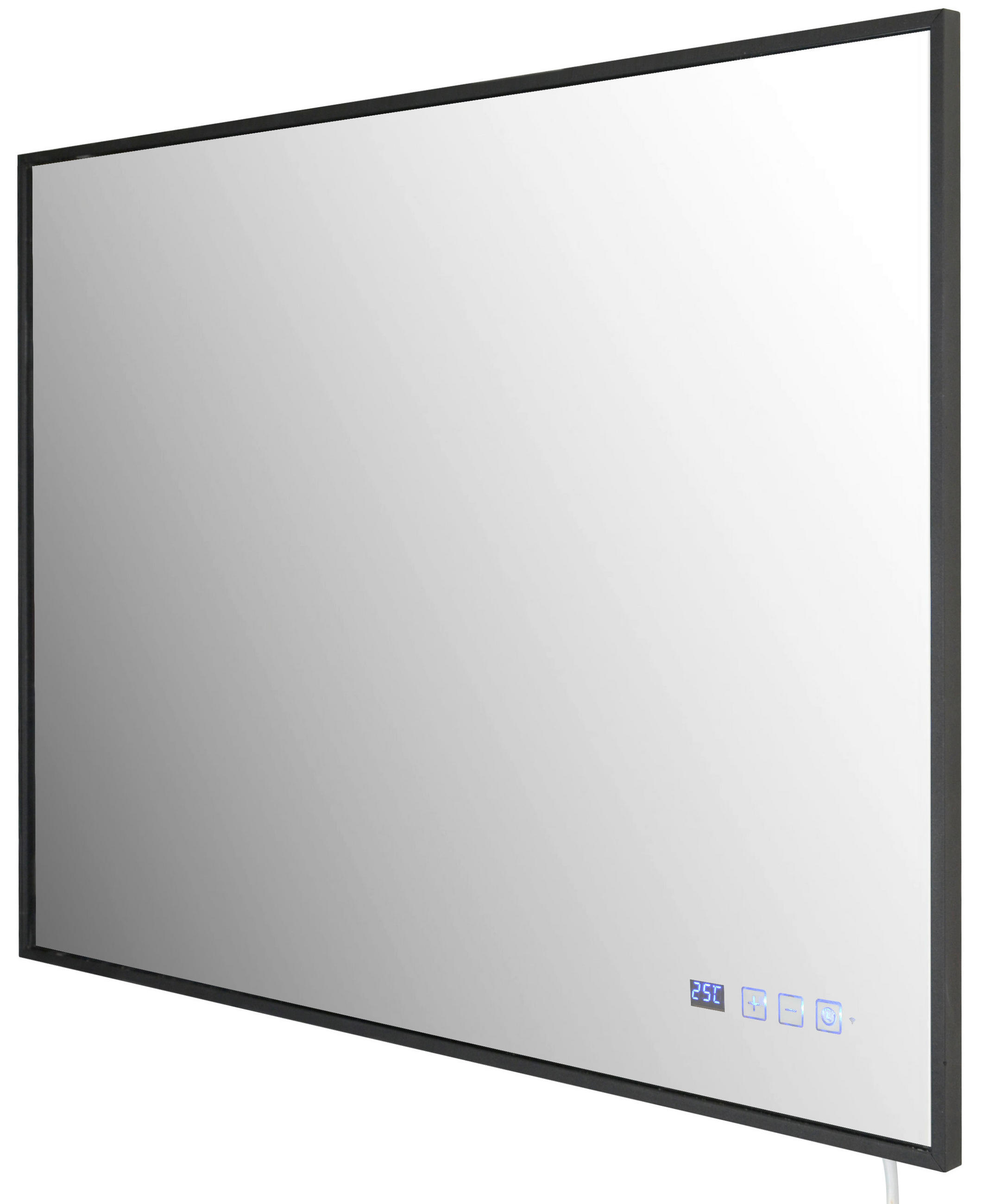 INFRAROT-HEIZPANEEL 800 W smart&easy  - Schwarz, Basics, Glas/Kunststoff (100/60/5cm)