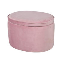 KINDERHOCKER - Rosa, Basics, Holzwerkstoff/Textil (42/27/33cm) - Roba