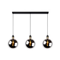 HÄNGELEUCHTE 125/28/165 cm  - Hellgrau, Design, Glas (125/28/165cm) - Lucide