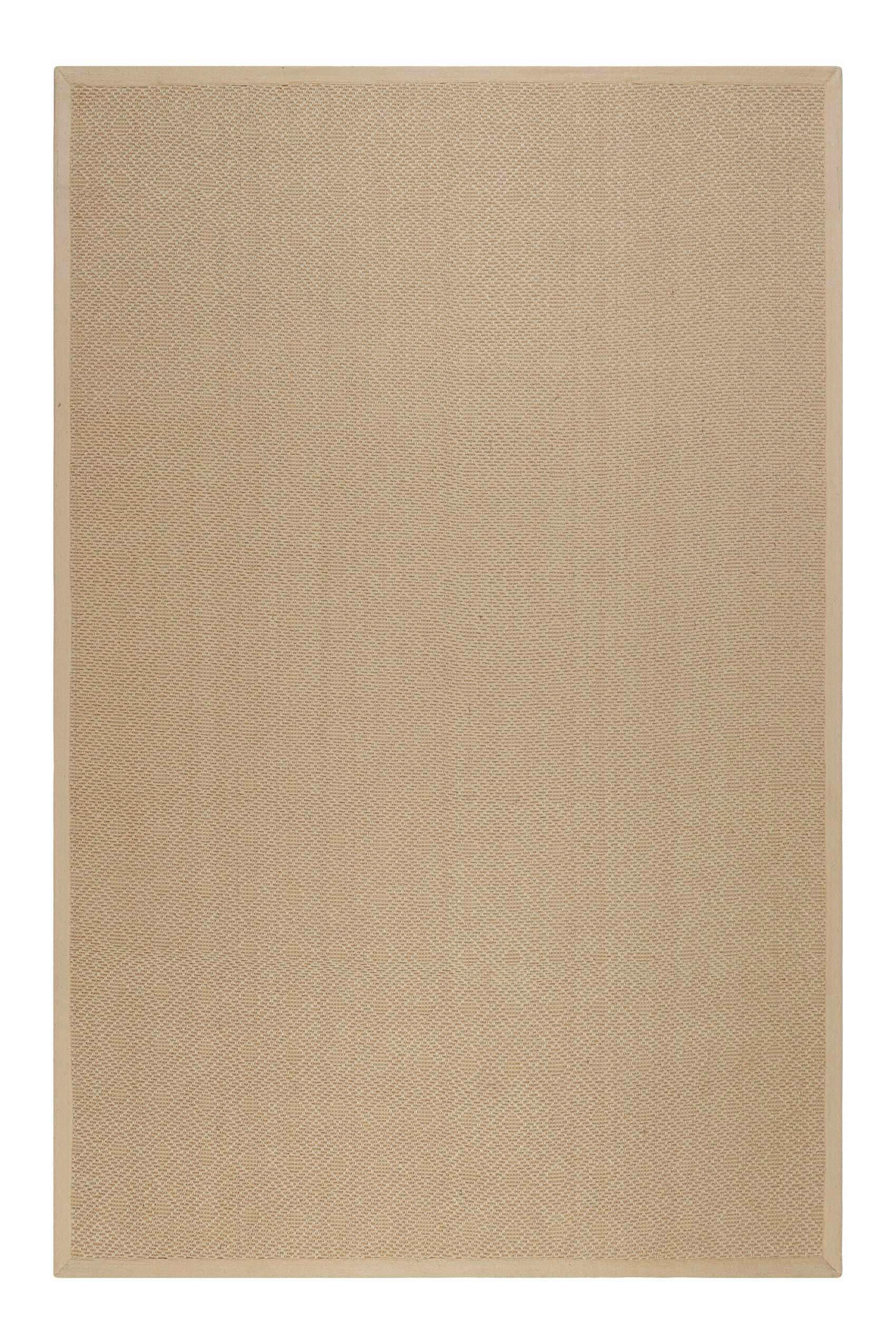 Wecon Home Flachwebeteppich Hugo two Hellbraun 60x80 cm