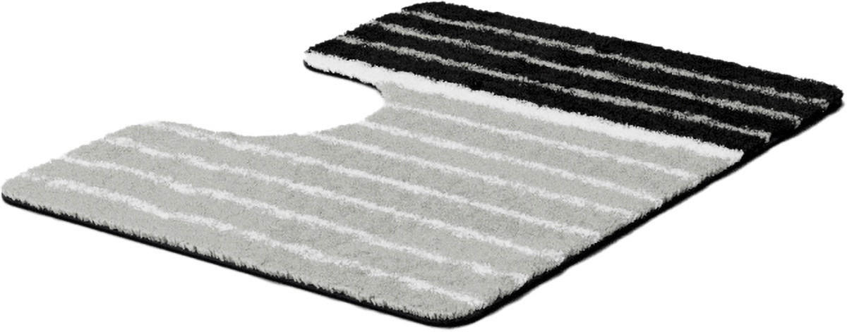 WC-VORLEGER Grau 50/60 cm  - Grau, Basics, Kunststoff/Textil (50/60cm) - Grund