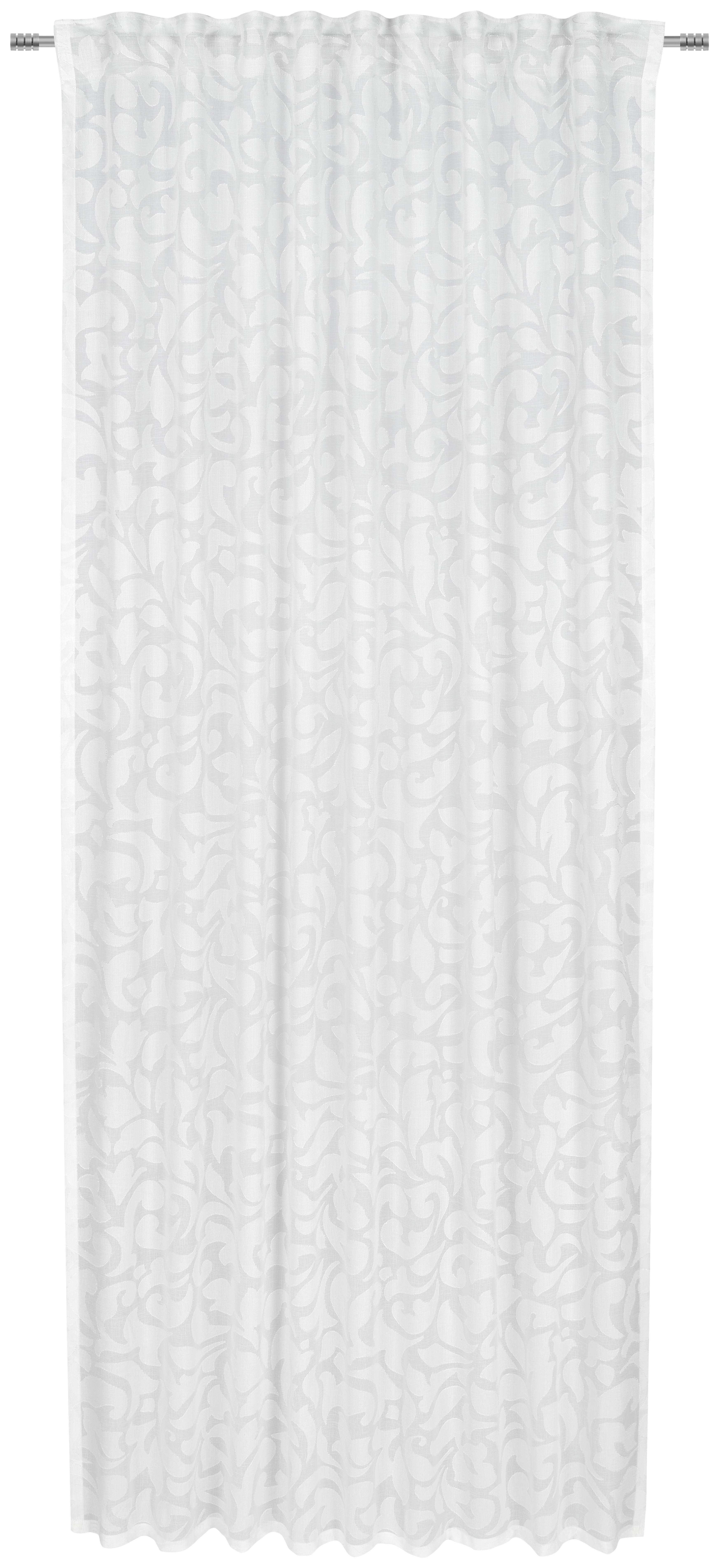 FERTIGVORHANG PRADO transparent 140/245 cm   - Weiß, Trend, Textil (140/245cm) - Esposa