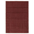 WEBTEPPICH Louvre Melange 65/130 cm  - Rot, Basics, Textil (65/130cm) - Novel