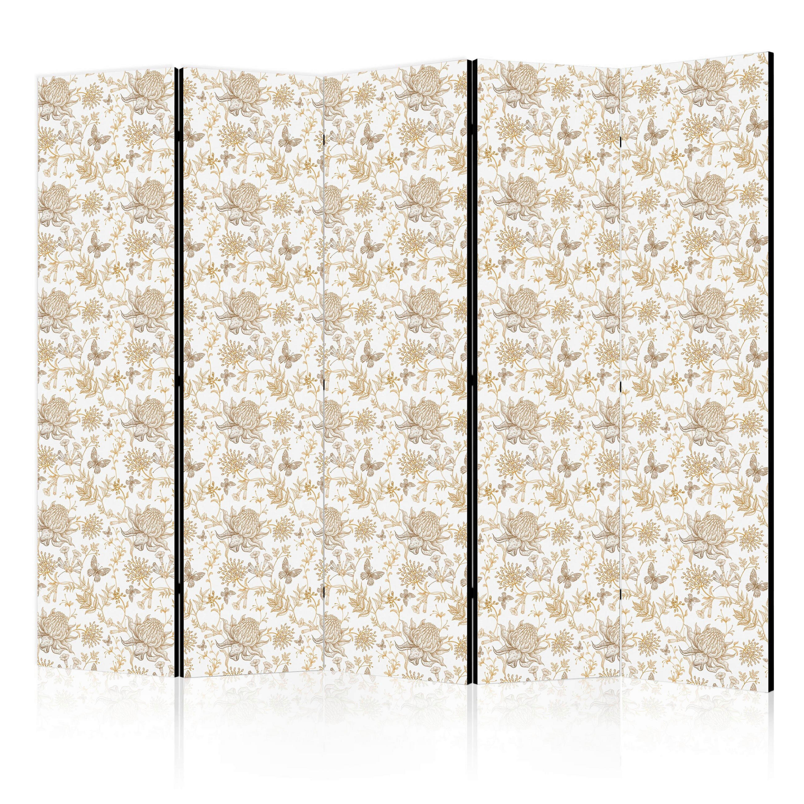 artgeist Paravent Beige, Hellbraun 225x172x3 cm