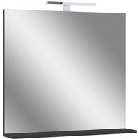 BADEZIMMERSPIEGEL 76/75/15 cm  - Graphitfarben, KONVENTIONELL, Glas/Holzwerkstoff (76/75/15cm) - Germania