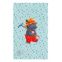 KINDERTEPPICH 100/160 cm Spiegelburg G.A.R.D.E.N  - Rot/Mintgrün, Trend, Kunststoff/Textil (100/160cm)