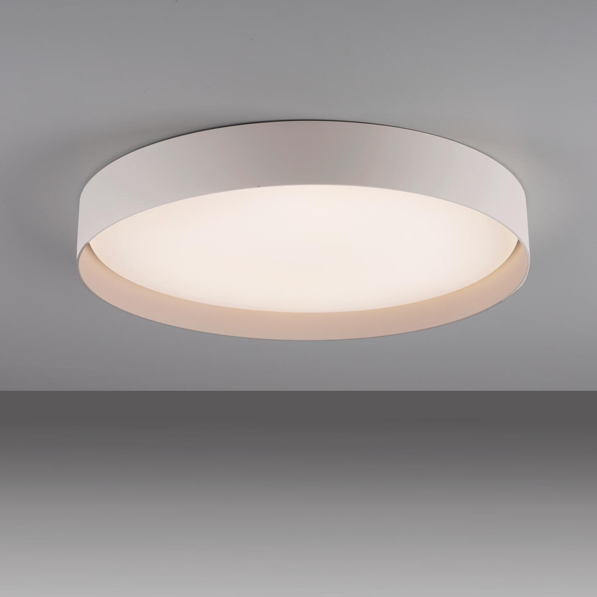 LED-DECKENLEUCHTE Tavoli 49/49/7.3 cm   - Sandfarben, KONVENTIONELL, Kunststoff/Metall (49/49/7.3cm) - Schöner Wohnen