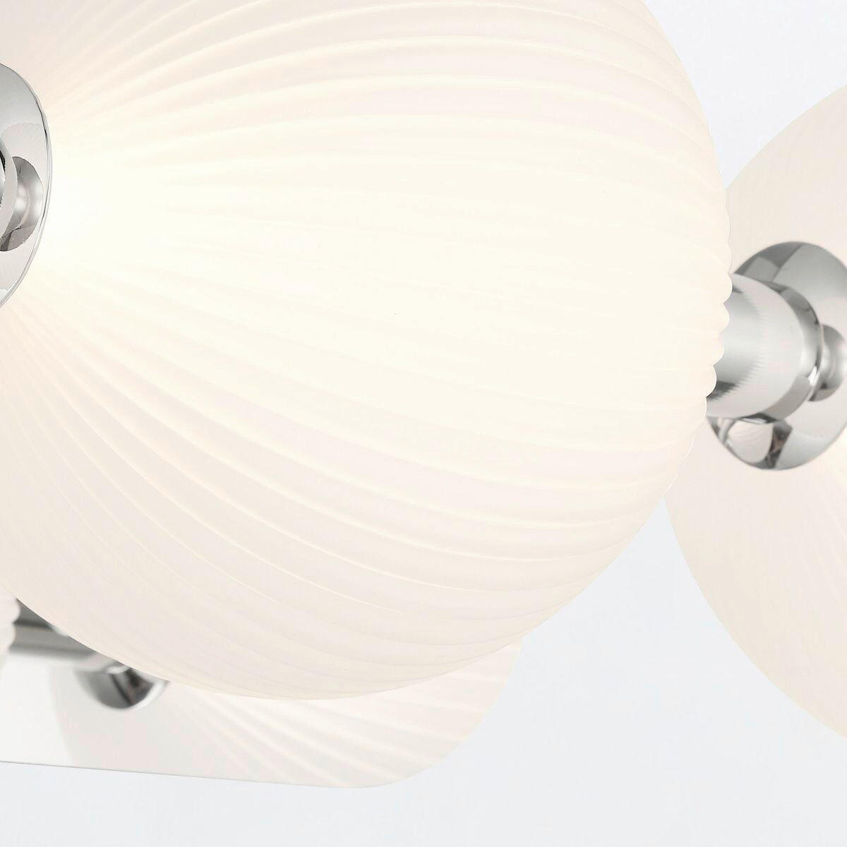 LED-WANDLEUCHTE    - Nickelfarben, KONVENTIONELL, Glas/Metall (15,1/58,7/20,3cm) - Elstead Lighting