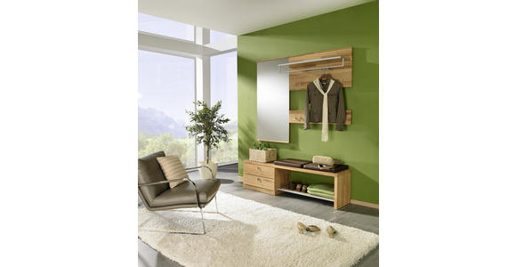 GARDEROBE 160/200/38 cm  - Buchefarben, Design, Glas/Holz (160/200/38cm) - Linea Natura