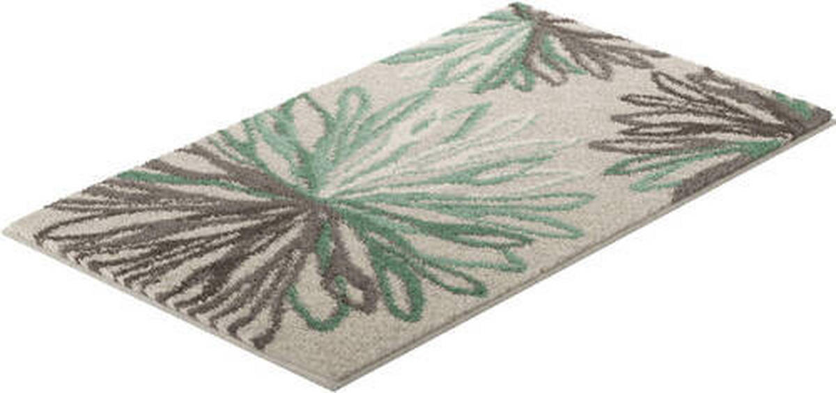KOBERČEK DO KÚPEĽNE, 70/120 cm - zelená/béžová, Basics, textil/plast (70/120cm) - Grund