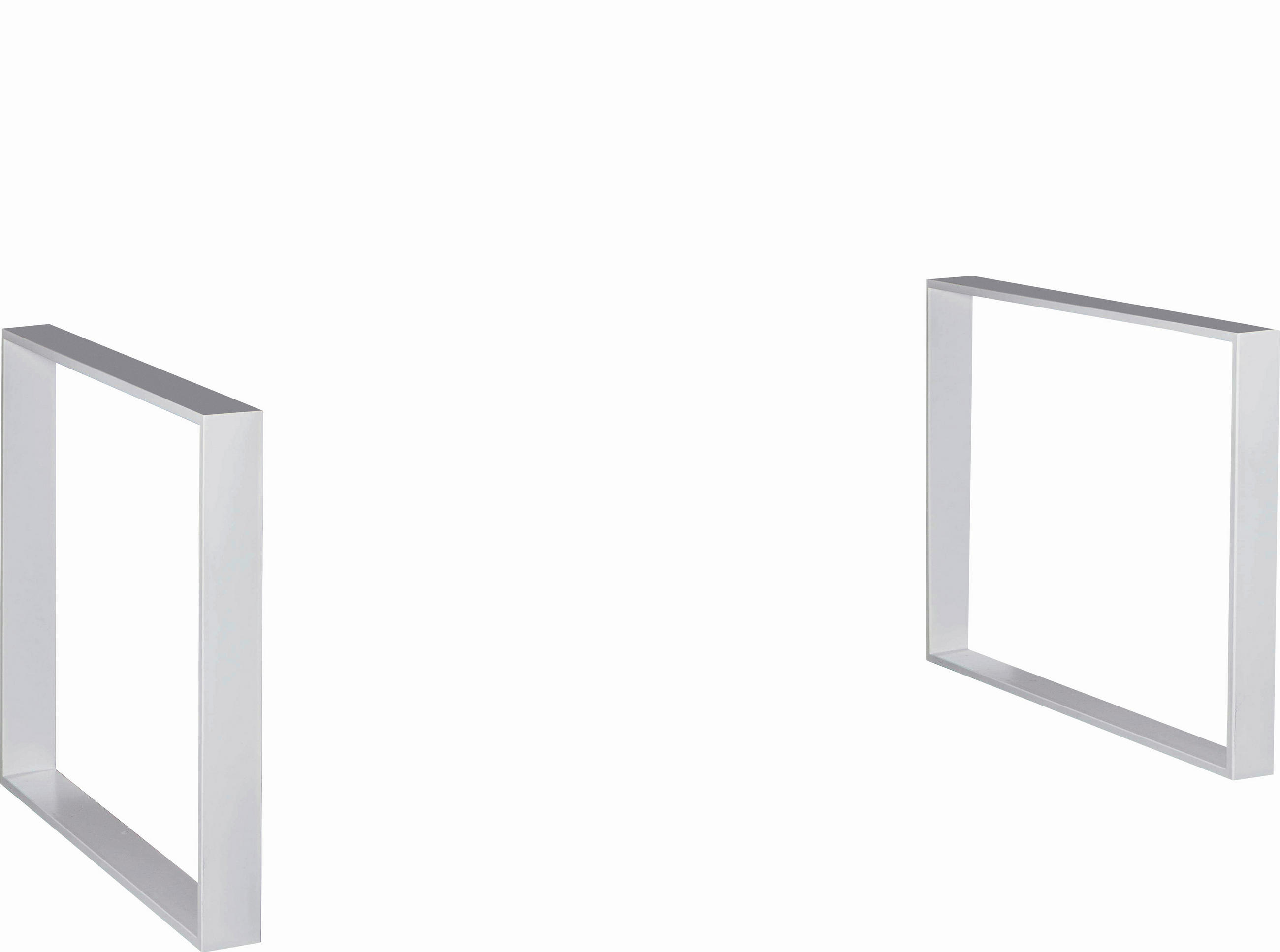 SET NOG - bela, Design, kovina (4/76/72cm) - Carryhome