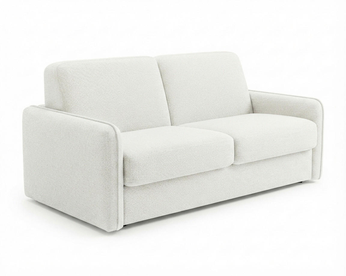 SCHLAFSOFA Webstoff Naturfarben  - Schwarz/Naturfarben, KONVENTIONELL, Kunststoff/Textil (180/86/100cm) - Xora