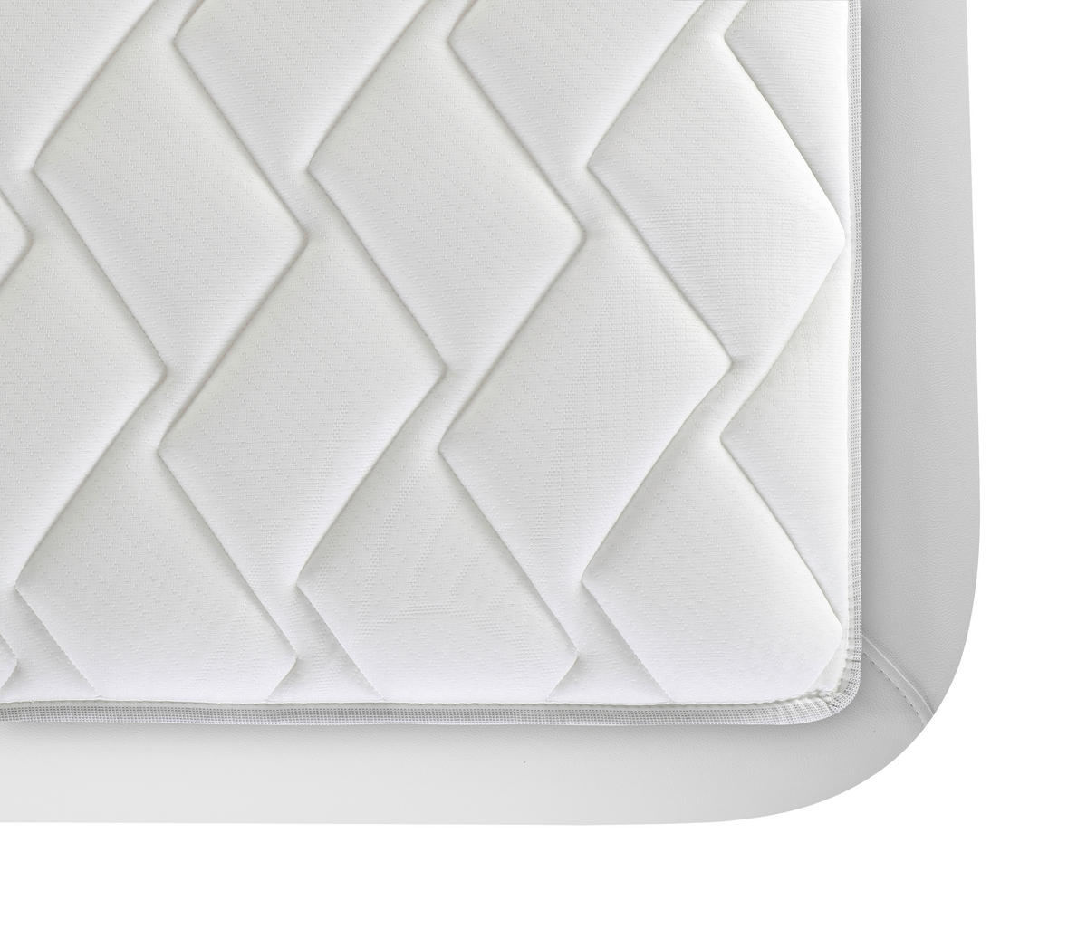 KALTSCHAUMMATRATZE 100/200 cm Höhe ca. 29 cm  - Weiß, Basics, Textil (100/200cm) - MID.YOU