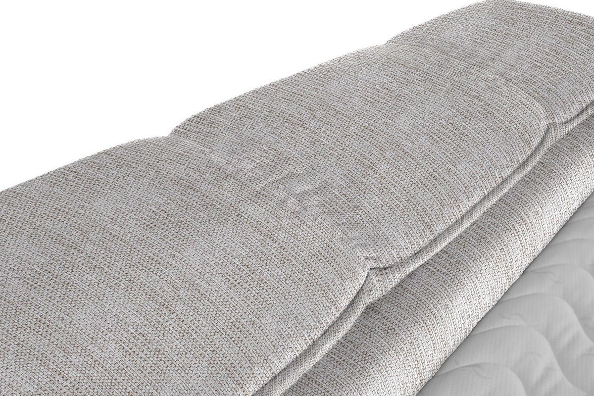 BOXBETT 120/200 cm  in Taupe  - Taupe/Schwarz, Konventionell, Holz/Holzwerkstoff (120/200cm) - Xora