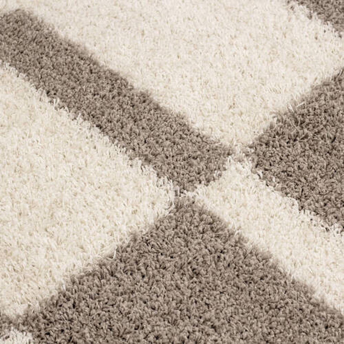 HOCHFLORTEPPICH 200/200 cm Gala Beige  - Beige, Design, Textil (200/200cm) - Novel
