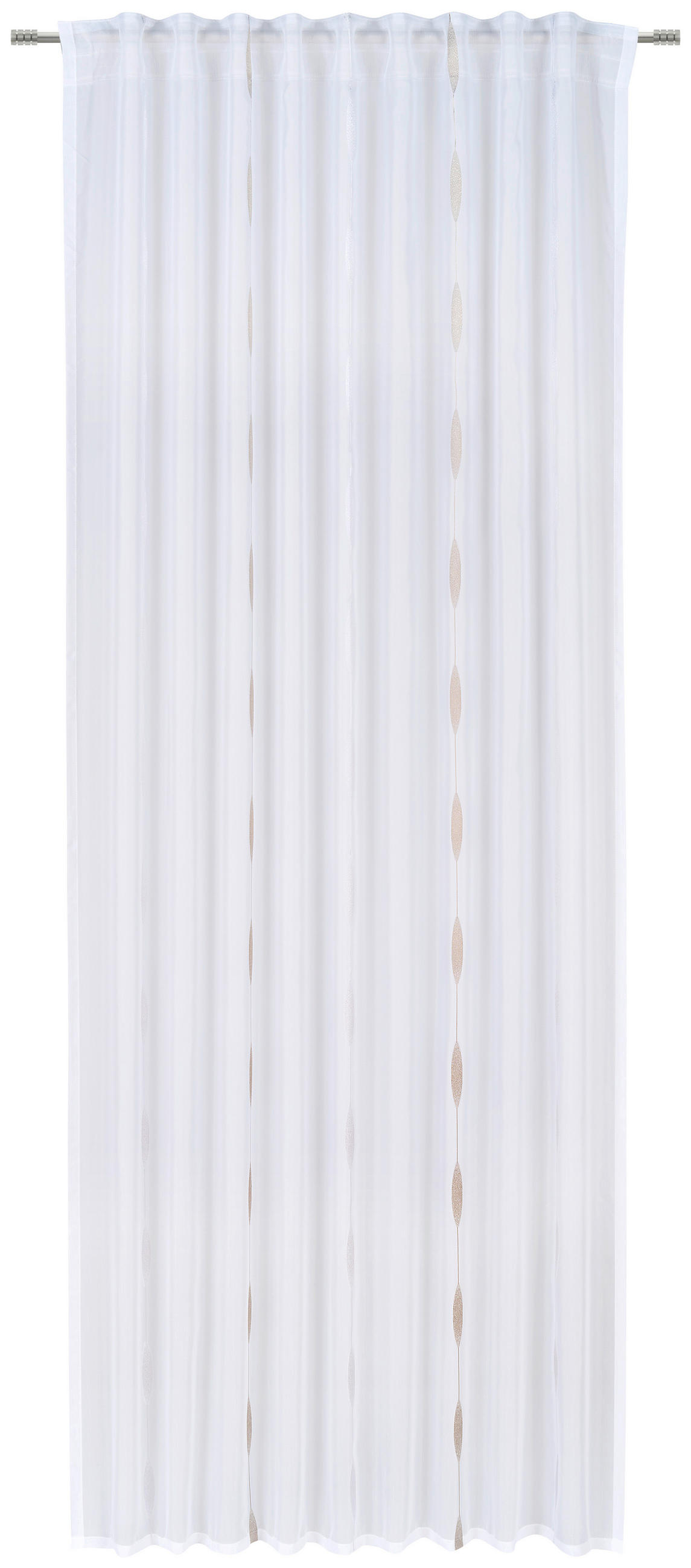 HOTOVÝ ZÁVĚS, poloprůhledné, 140/245 cm - šedohnědá, Konvenční, textil (140/245cm) - Esposa