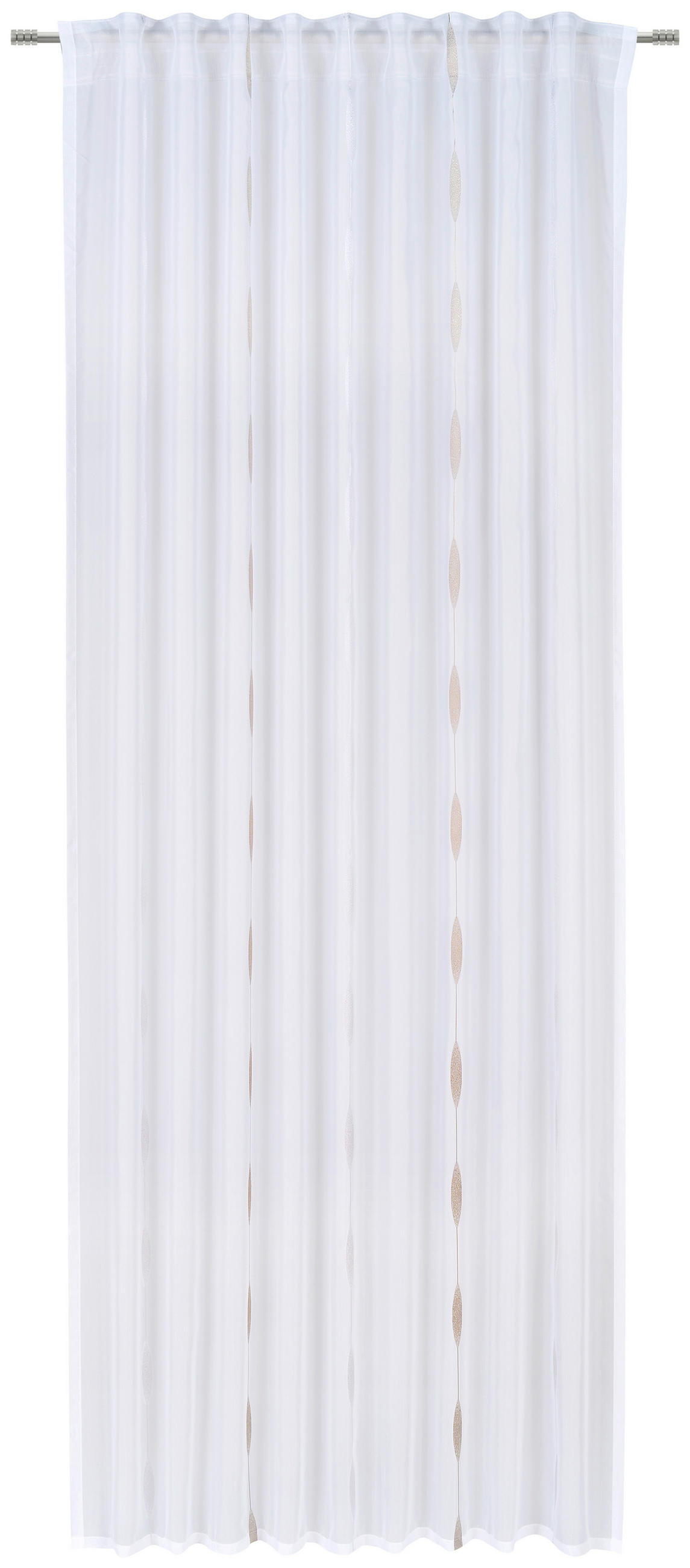 HOTOVÝ ZÁVĚS, poloprůhledné, 140/245 cm - šedohnědá, Konvenční, textil (140/245cm) - Esposa