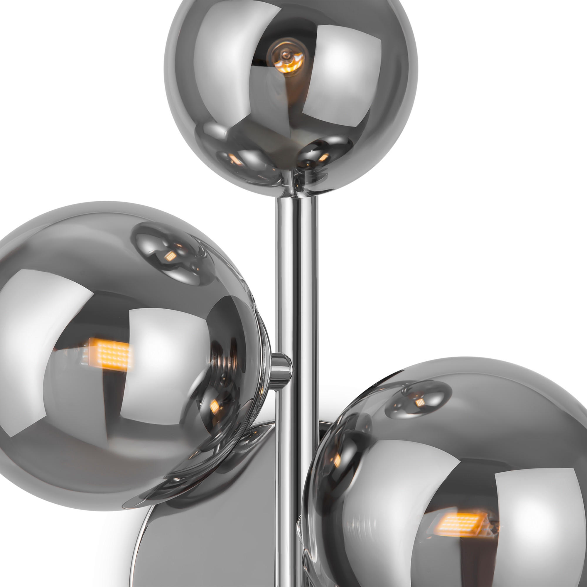 WANDLEUCHTE Modern   - Chromfarben/Grau, Trend, Glas/Metall (26/20/12cm) - MAYTONI