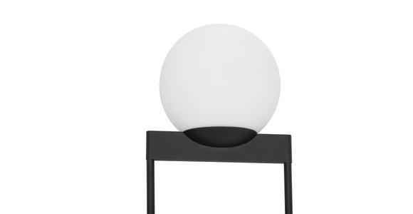 STEHLEUCHTE 37/163 cm - Schwarz, Design, Glas/Metall (37/163cm) - Dieter Knoll