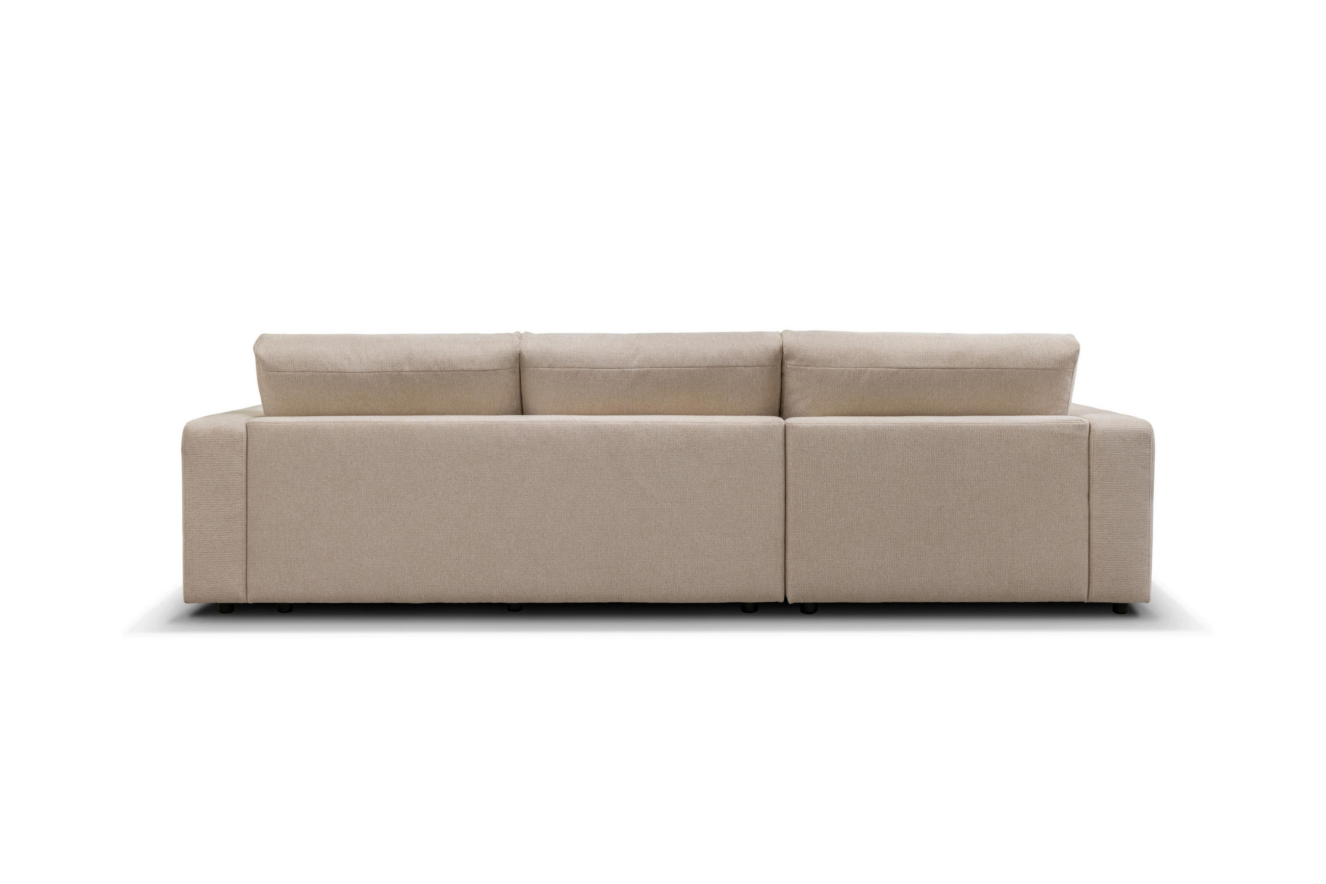 Thumbnail - Mid.you Ecksofa Vigo, Beige, Textil, Ottomane links, L-Form, 303x172 cm, Made in EU, Wohnzimmer, Sofas & Couches, Wohnla...