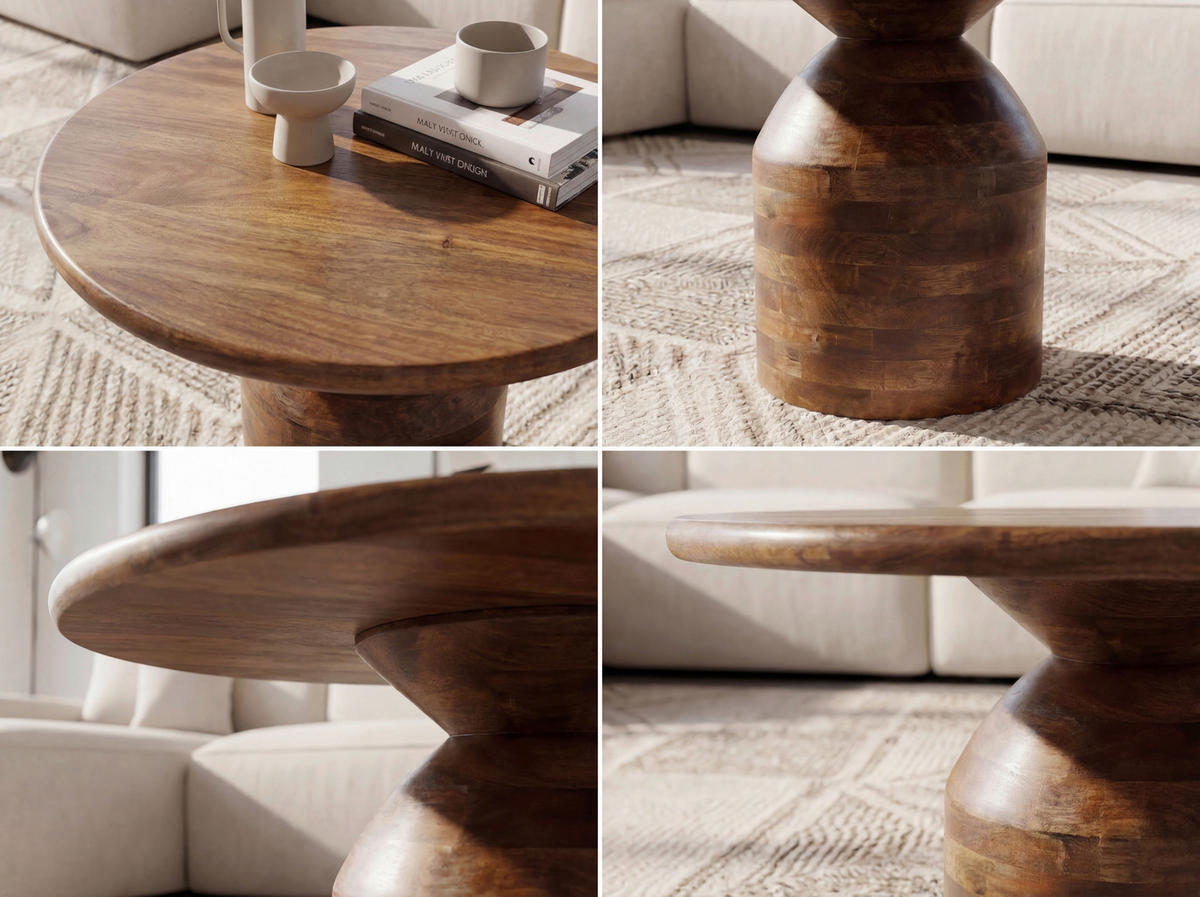 COUCHTISCH in Holz 60/60/41,5 cm  - Naturfarben, Design, Holz (60/60/41,5cm) - Livetastic