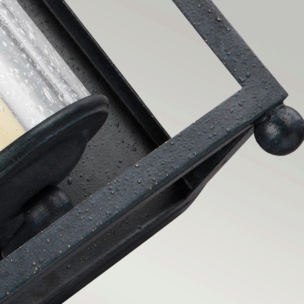 WANDLEUCHTE - Dunkelgrau, Konventionell, Metall (18/37/14cm) - Elstead Lighting