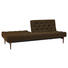 SCHLAFSOFA Lederlook Braun - Dunkelbraun/Braun, Design, Textil (200/115/79cm) - Innovation