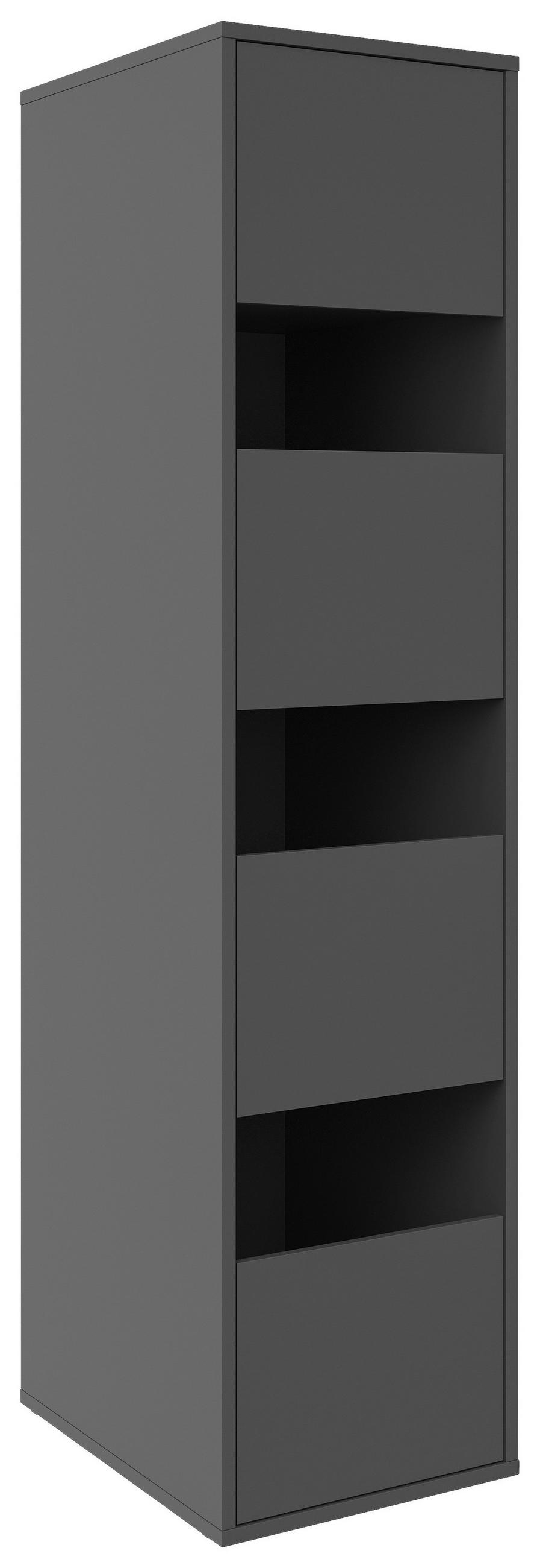 MEHRZWECKSCHRANK 50/210/67,5 cm - Anthrazit, Basics, Holzwerkstoff (50/210/67,5cm) - Xora