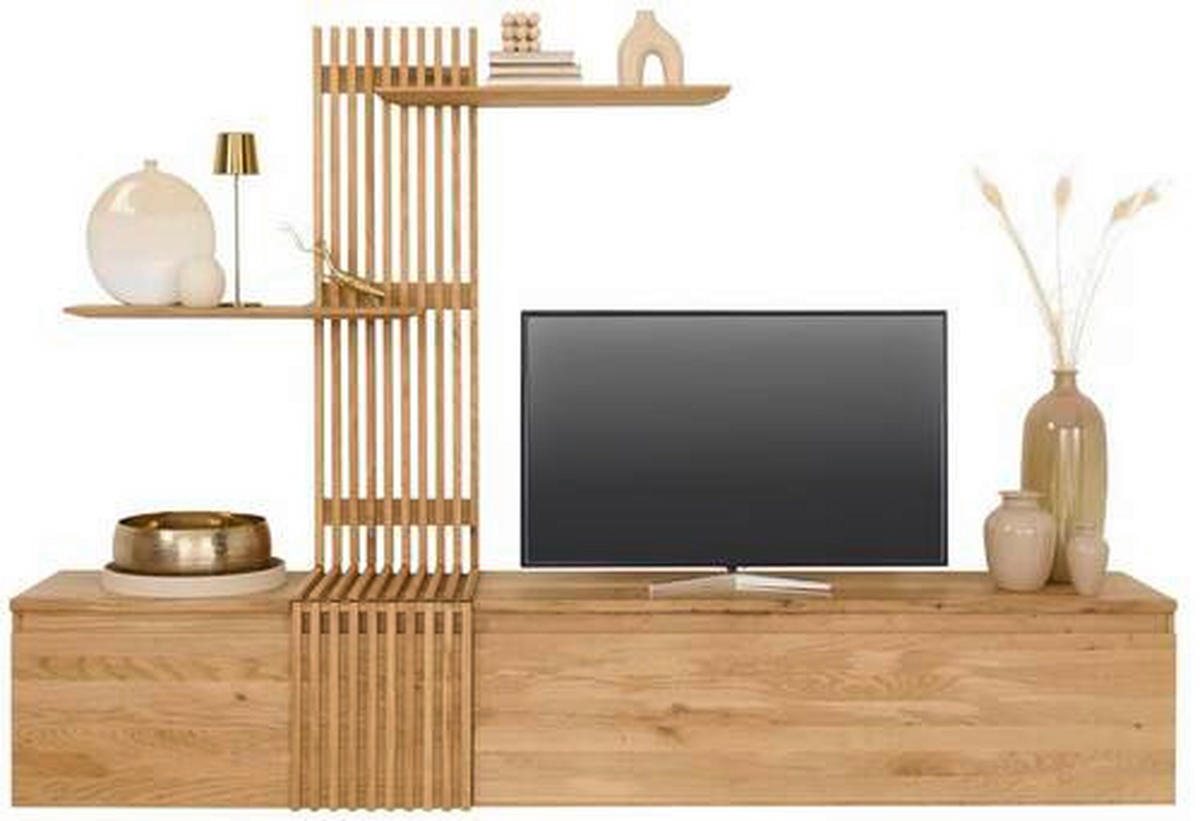 TÁLALÓSZEKRÉNY 188.8/86.5/44 cm  - tölgyfa színű, Natur, fa (188.8/86.5/44cm) - Linea Natura