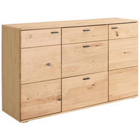 SIDEBOARD  in 150/90/44 cm  - Eichefarben/Schwarz, Natur, Holz/Holzwerkstoff (150/90/44cm) - Hom`in