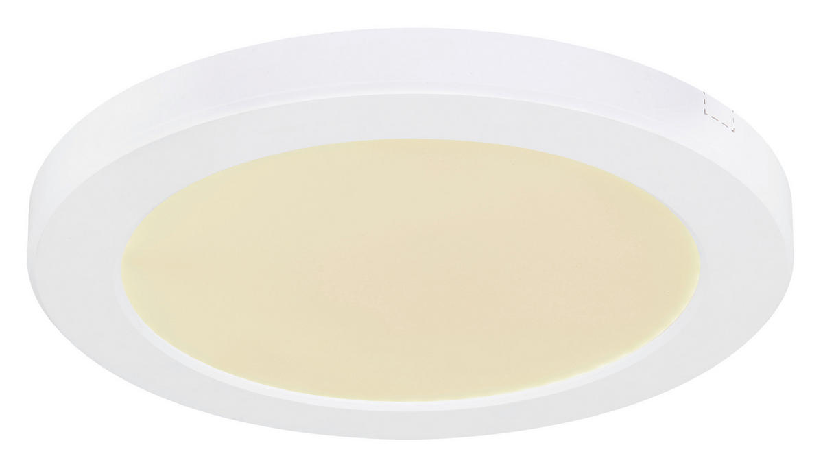 Plafonieră Cu Led 18 W  22/1,8 cm    - alb, Basics, plastic (22/1,8cm) - Boxxx