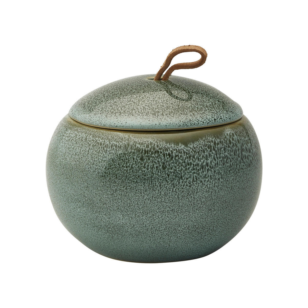 KOSMETIKDOSE - Grün, KONVENTIONELL, Keramik (11,5/9/9,5cm) - Aquanova