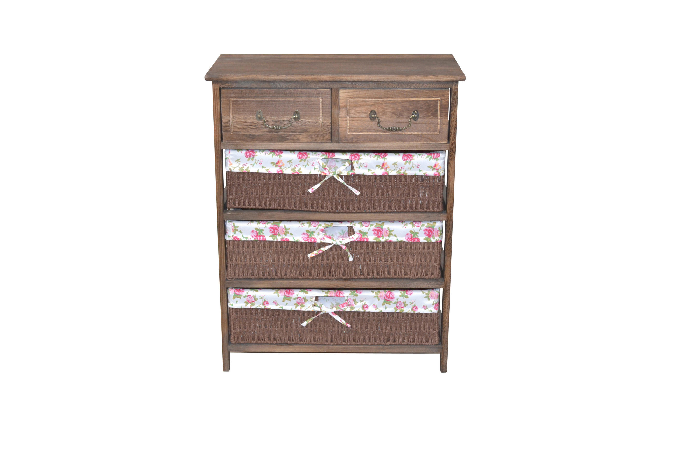KOMMODE  in  - Braun, KONVENTIONELL, Holz/Papier (30/60/76cm) - MID.YOU