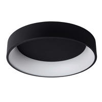 LED-DECKENLEUCHTE Talowe Led 60/60/13 cm   - Schwarz, Basics, Metall (60/60/13cm) - Lucide
