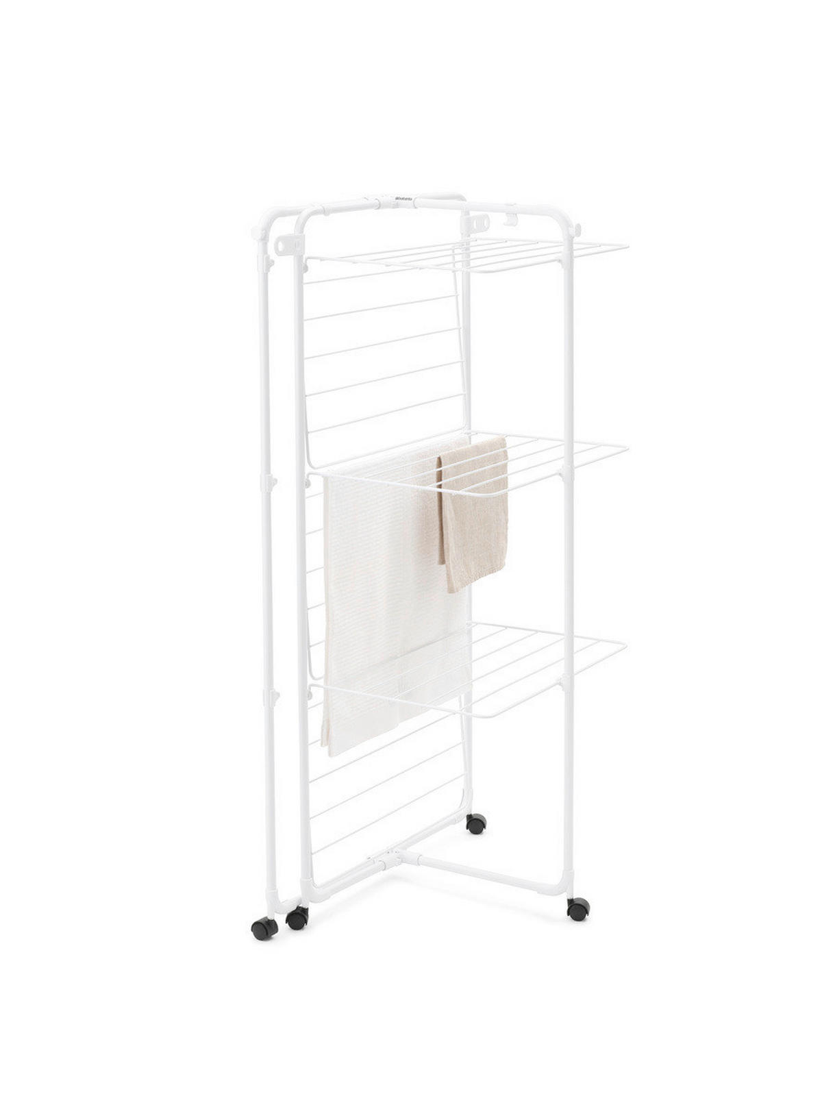 VERTIKALNA SUŠILICA ZA VEŠ - bela, Osnovno, metal (76,2/73,7/125,6cm) - Brabantia