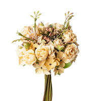 RUŽIN GRM  - zelena/tamno ružičasta, Basics, plastika (33cm)