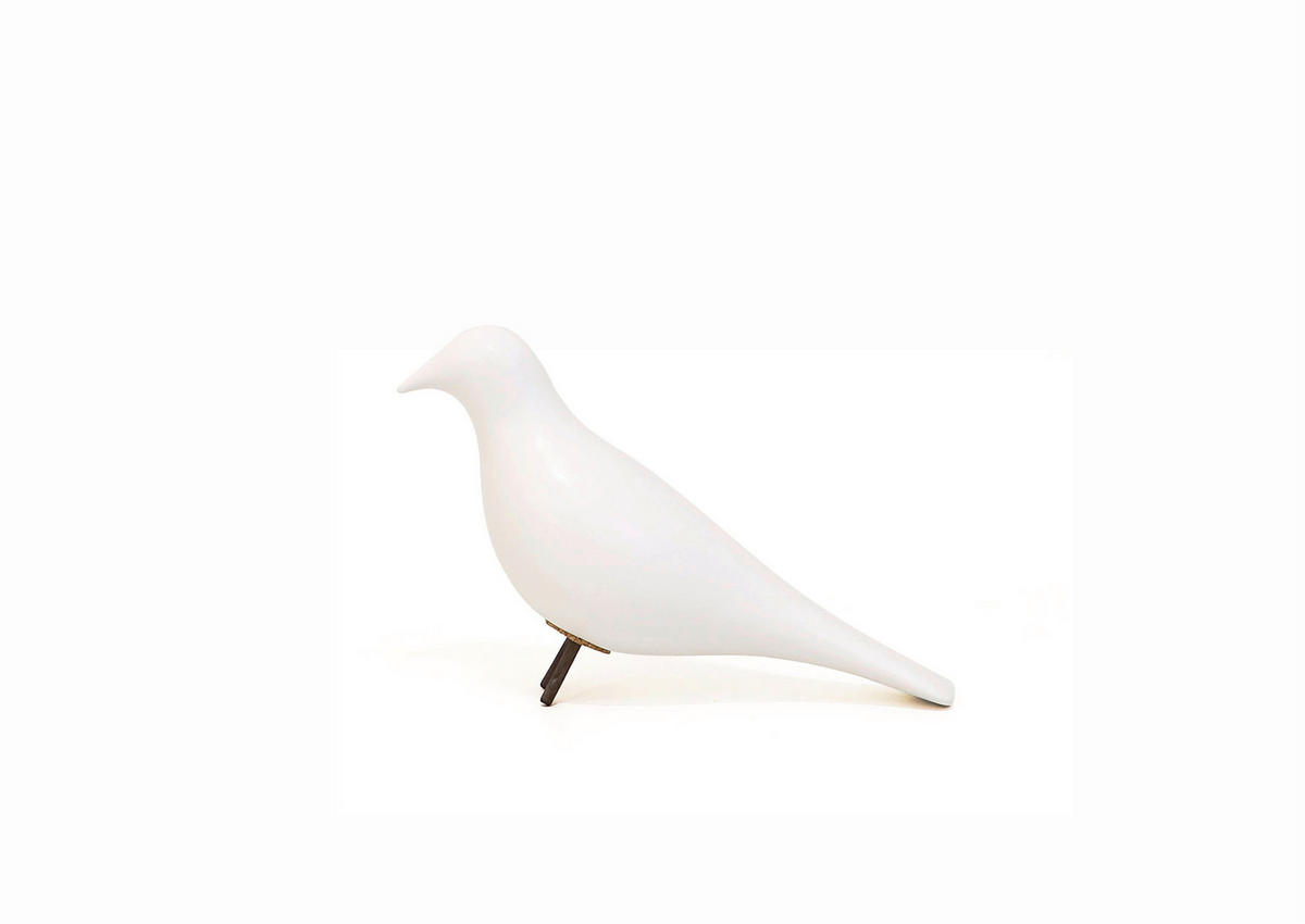 DEKORATIONSFÅGEL - vit, Design, keramik (27/10/18cm) - Ambia Home